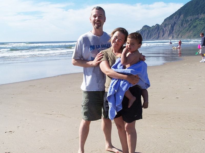 John, Dominique and Keegan